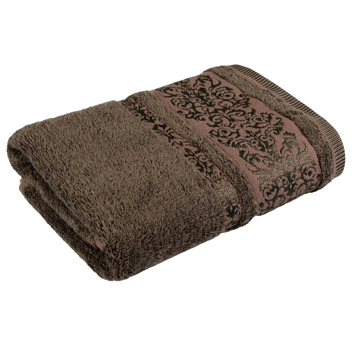 Рушник махровий Home Line Бавовна Бамбук 50х90 см Коричневий