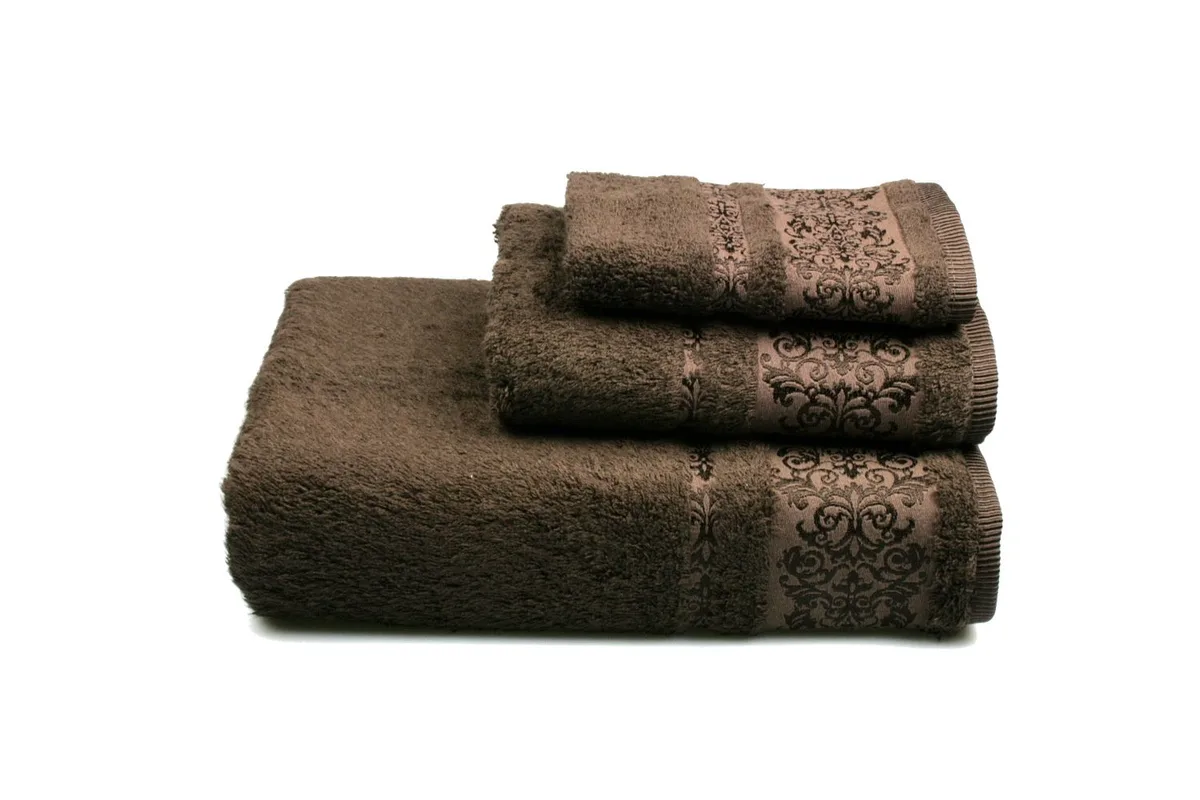 Рушник махровий Home Line Бавовна Бамбук 50х90 см Коричневий