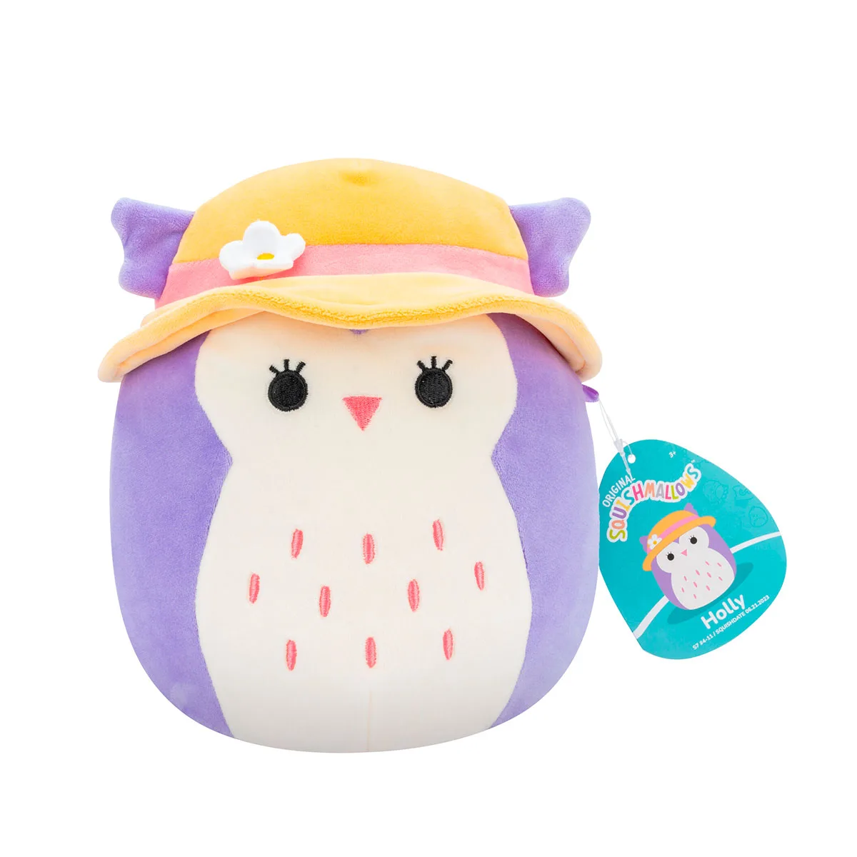 Мягкая игрушка Squishmallows полиэстер 19 см Сова Холли