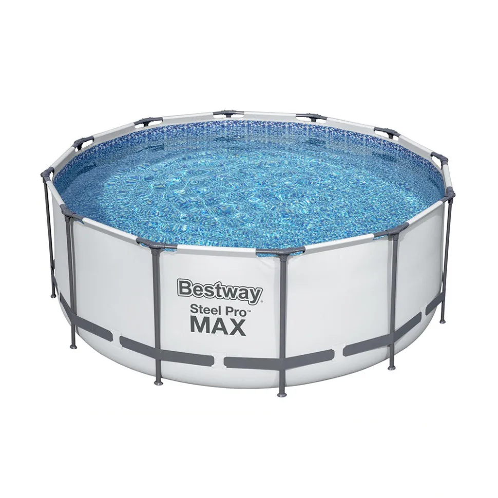 Каркасний басейн Bestway сталевий 366 см 122 см блакитний 10250 л