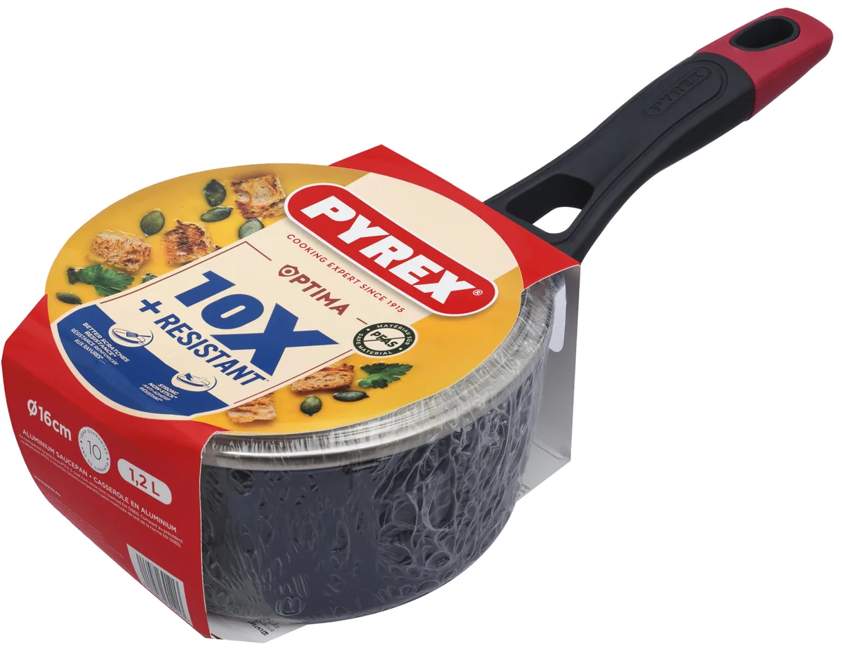 Ківш Pyrex алюмінієвий 1,2 л 16 см чорний