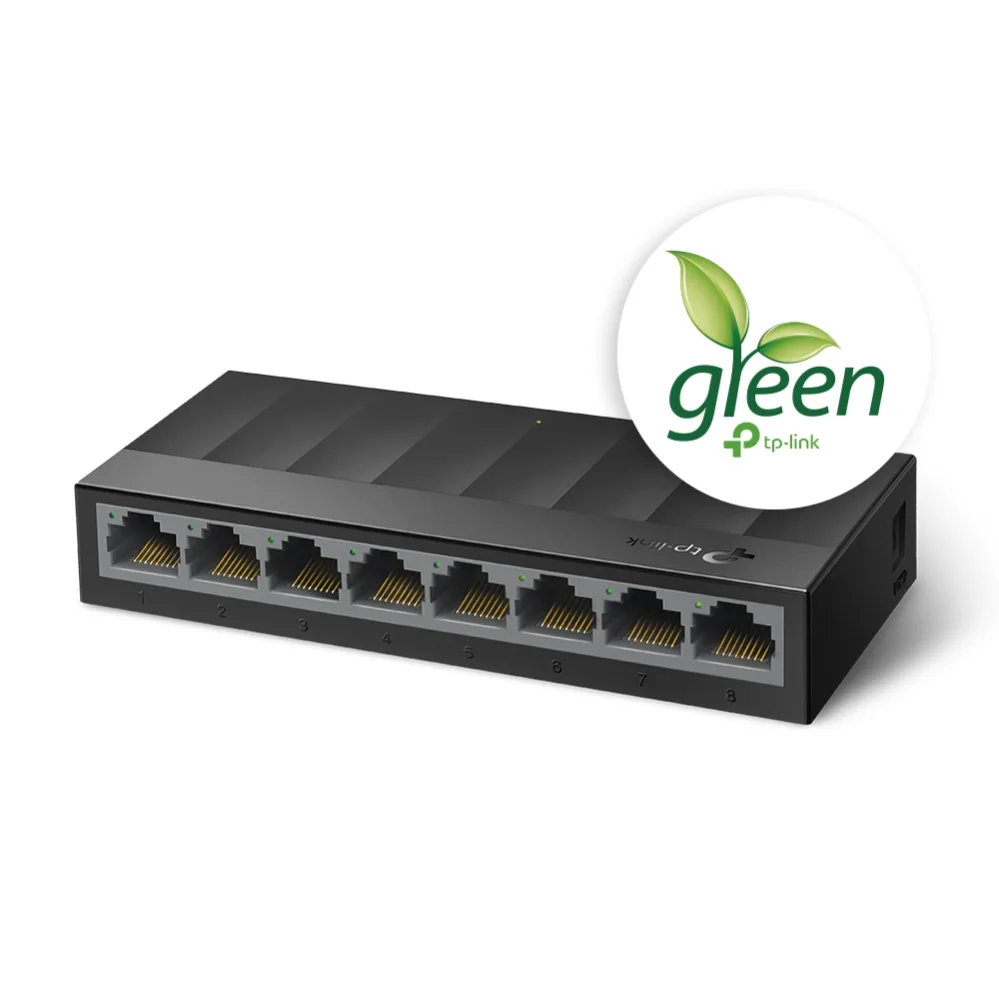 Комутатор TP-LINK LS1008G 8xGE, Некерований