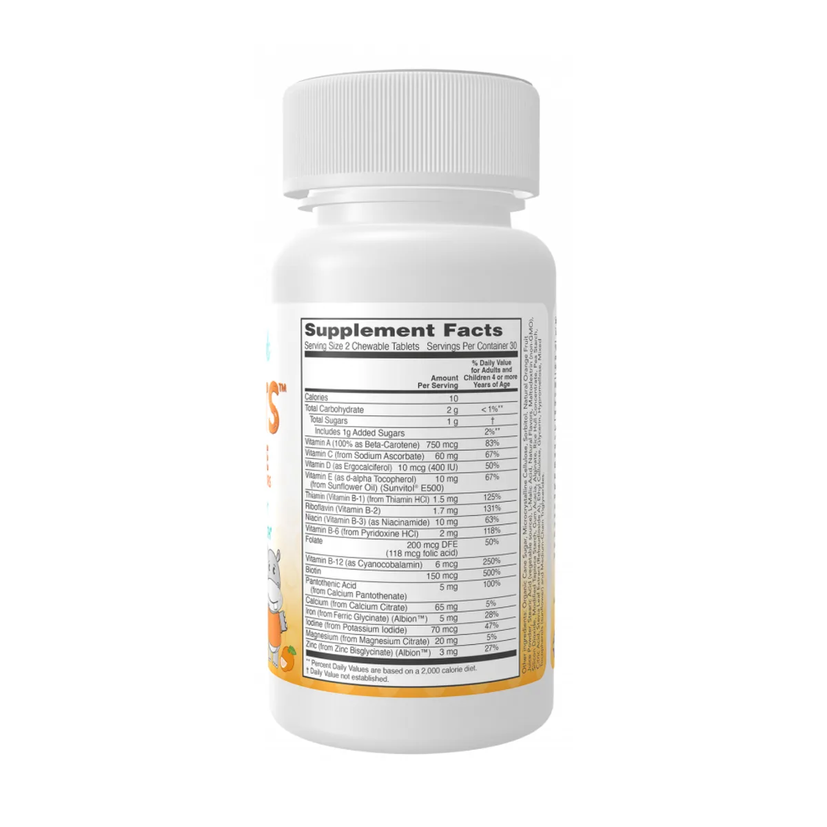 Мультивитаминный комплекс Now Foods Kid Vits Juicy Orange Chewable 60 жевательных таблеток