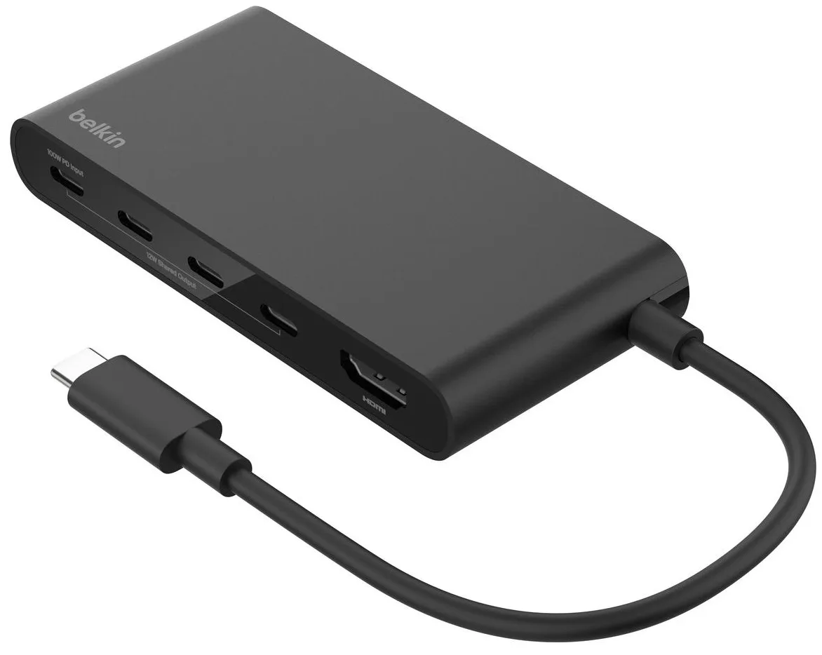 Хаб Belkin USB-C 5в1 HDMI/4хUSB-C