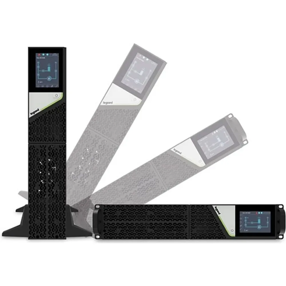 ДБЖ KEOR DK 1кВт/1кВА 440x88(2U)x454мм з батареями, час резервування 9 хвилин