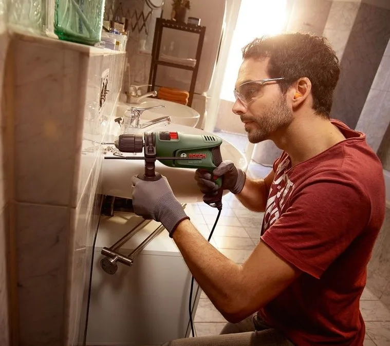 Ударна дриль Bosch EasyImpact 600 600 Вт швидкозажимна для домашнього використання свердління та буріння