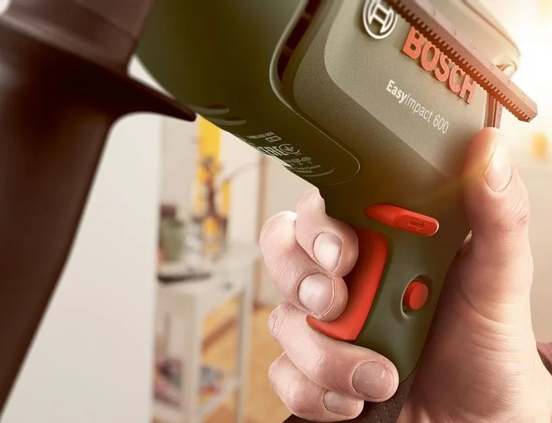 Ударна дриль Bosch EasyImpact 600 600 Вт швидкозажимна для домашнього використання свердління та буріння