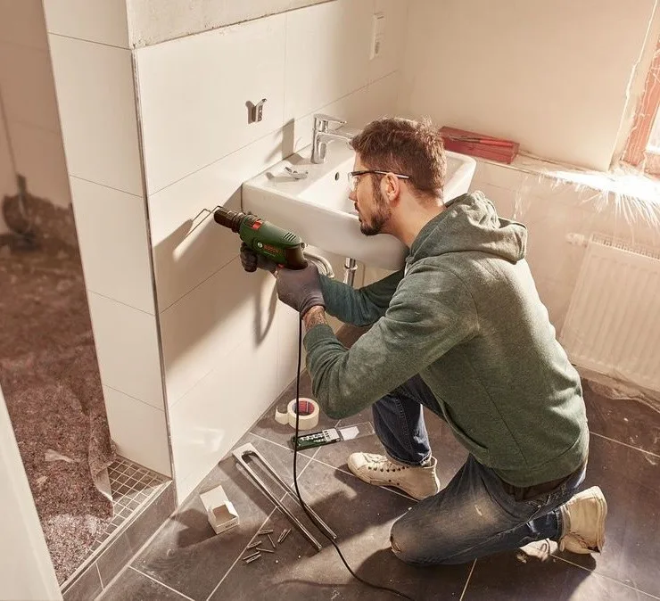 Ударна дриль Bosch EasyImpact 600 600 Вт швидкозажимна для домашнього використання свердління та буріння