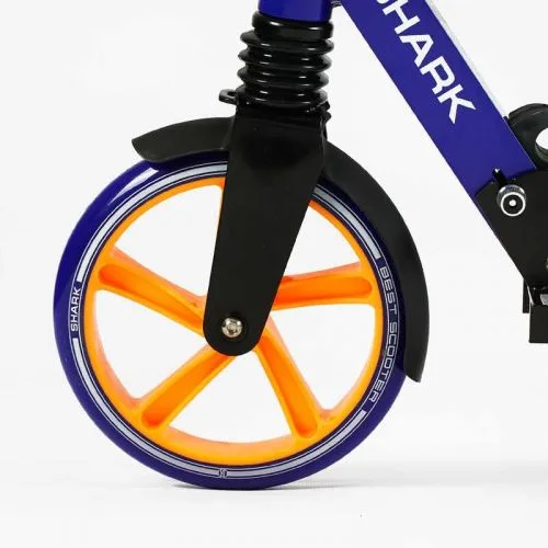 Самокат двоколісний Best Scooter SHARK з ручним гальмом для дітей та підлітків колеса 20 см