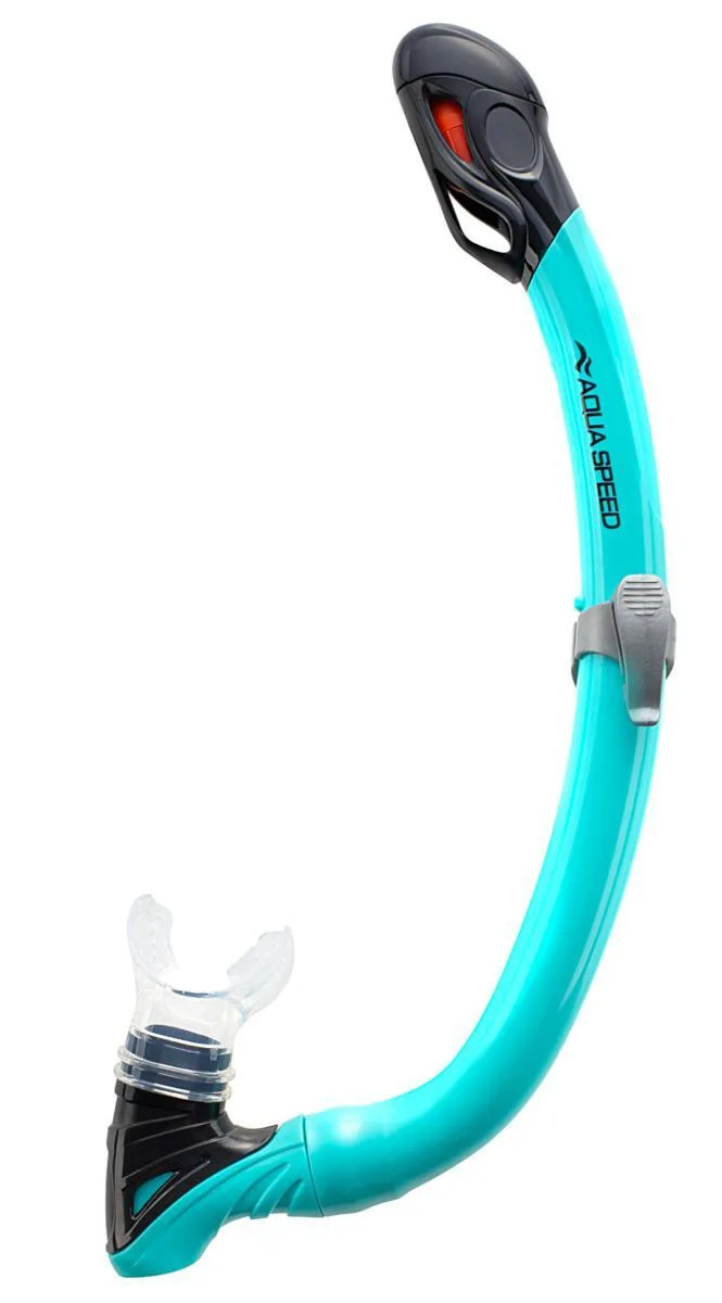 Набір маска трубка AQUA SPEED силікон OSFM бірюзовий
