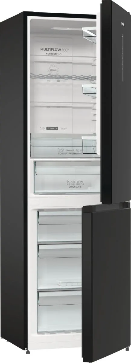 Холодильник Gorenje з нижньою морозильною камерою 204л А++ NoFrost свіжість овочів контроль вологості