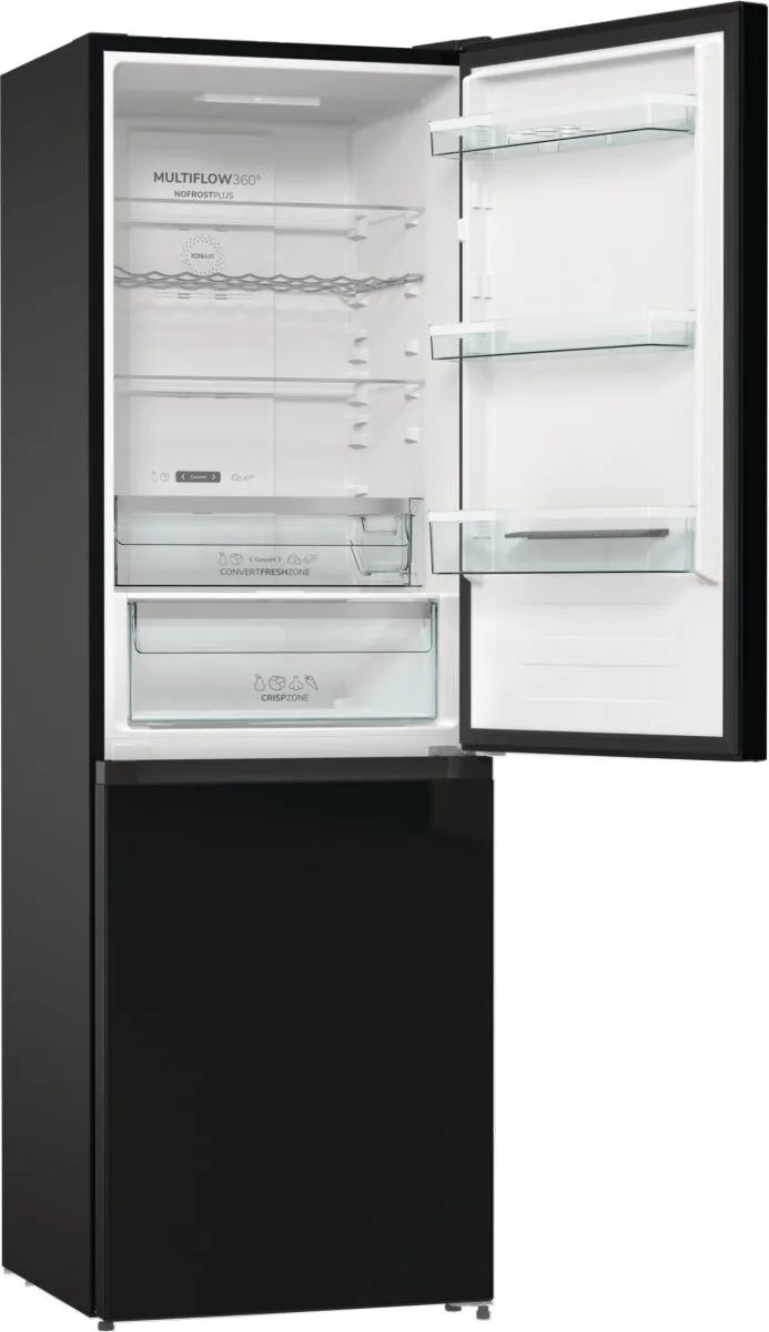 Холодильник Gorenje з нижньою морозильною камерою 204л А++ NoFrost свіжість овочів контроль вологості