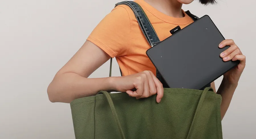 Графічний планшет Huion 6.3"x3,9" Inspiroy Frego S, BT, USB-C, чорний