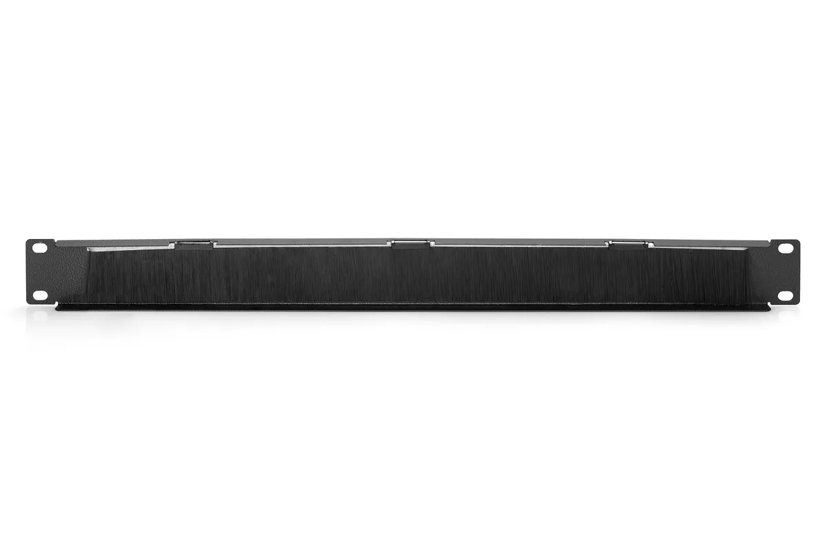 Кабельный органайзер DIGITUS 19" 1U, Панель управления с щеткой, RAL 9005