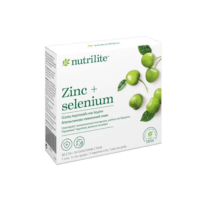 Nutrilite™ Цинк и селен — 30 саше Амвей