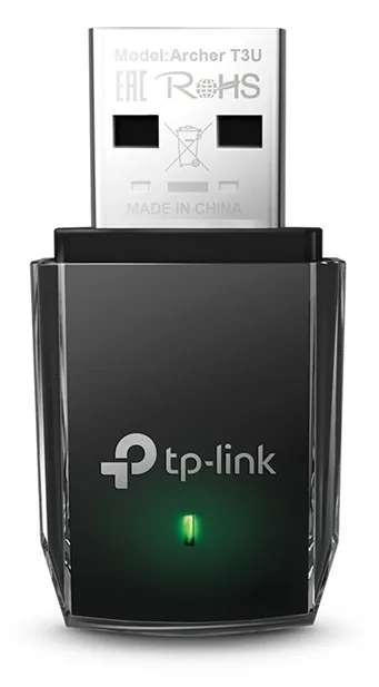 USB адаптер TP-Link Wi-Fi 1300 Мбіт/с USB 3 чорний