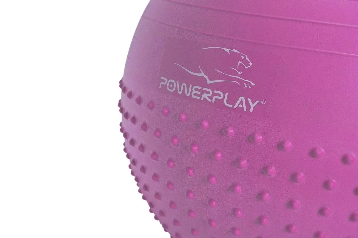М'яч для фітнесу Active Point PVC 75 см Бузковий