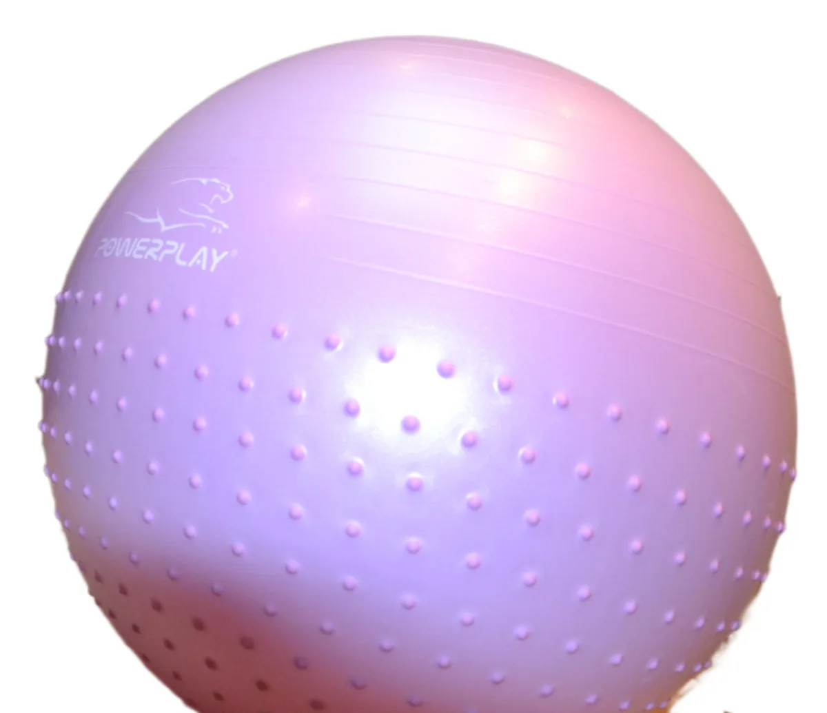 М'яч для фітнесу Active Point PVC 75 см Бузковий