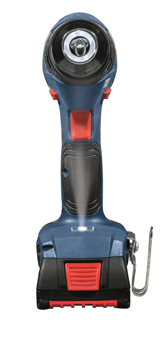 Акумуляторний шуруповерт Bosch Professional GSR 18 V-50, 18В, 2 батареї по 2А·год, 50Нм, 460·1800 об/хв, вага 1 кг.