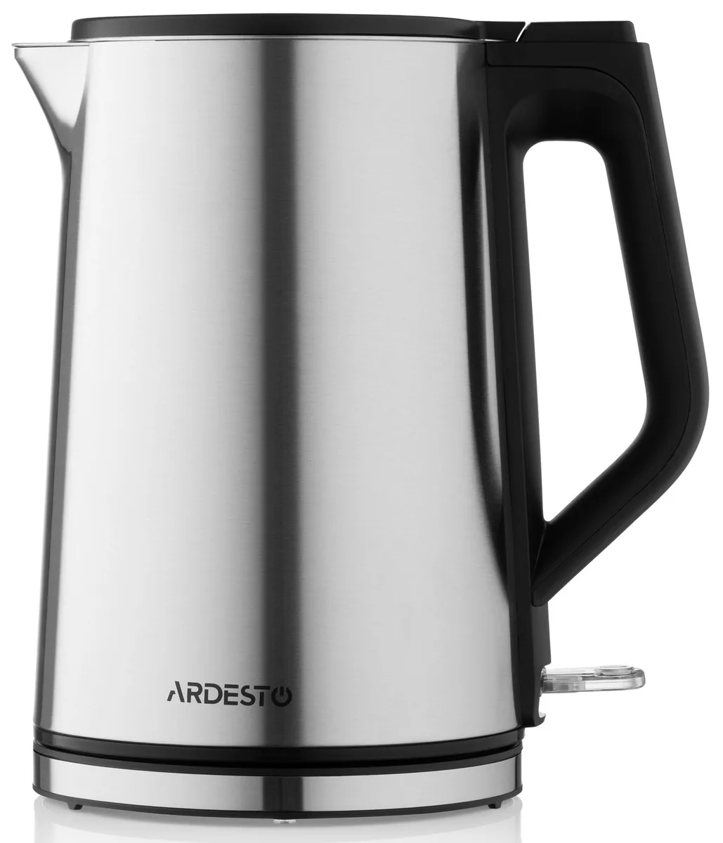 Электрочайник ARDESTO Steel Collection 15л с двойной изоляцией, серебристого цвета