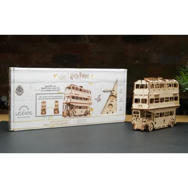 Дерев'яний механічний конструктор Ugears 19,6х6,5х15 см бежевий