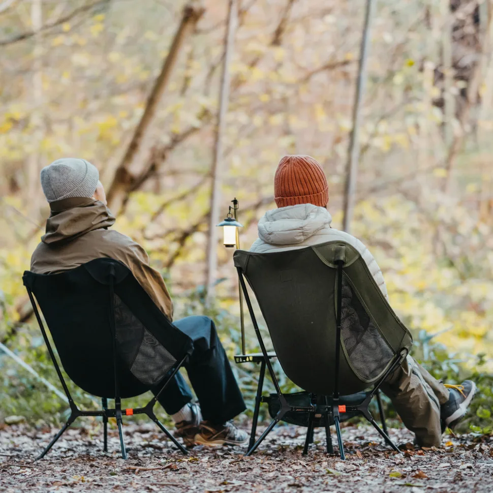 Стілець складаний ультралегкий Naturehike алюміній М чорний