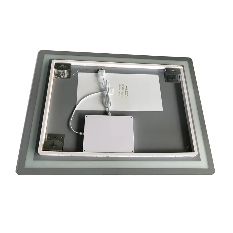 Дзеркало настінне LED SANSA MR01 80x60 см безмідне з підігрівом