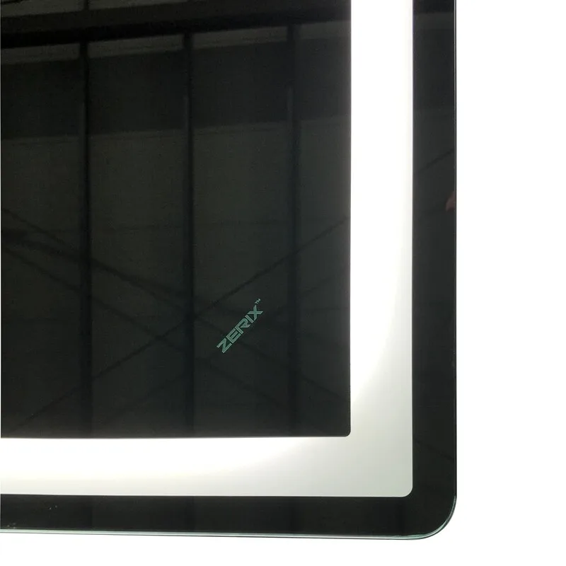 Дзеркало настінне LED SANSA MR01 80x60 см безмідне з підігрівом