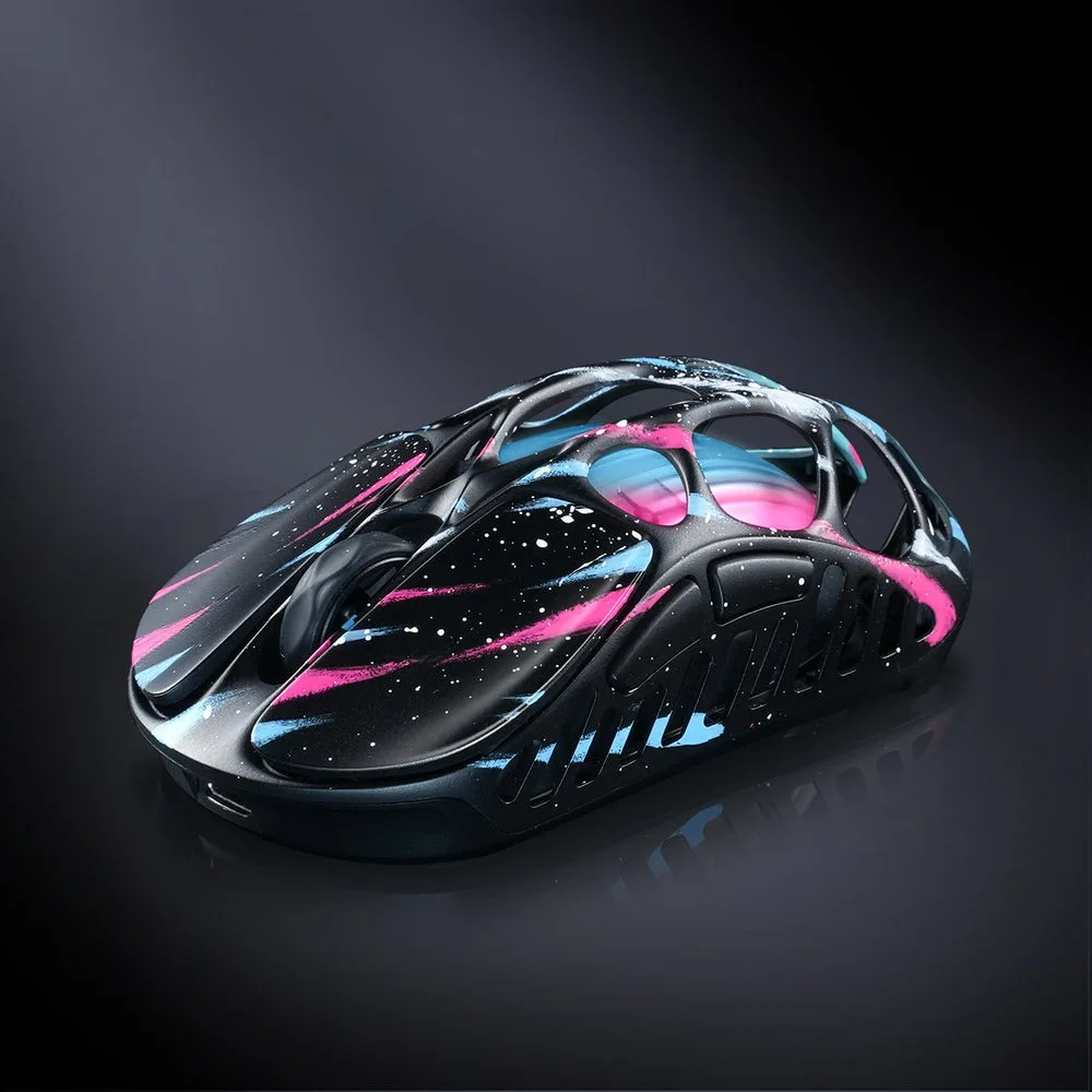 Миша GravaStar Mercury X Pro, 8K, BT/WL/USB-A, RGB, Neon Graffiti