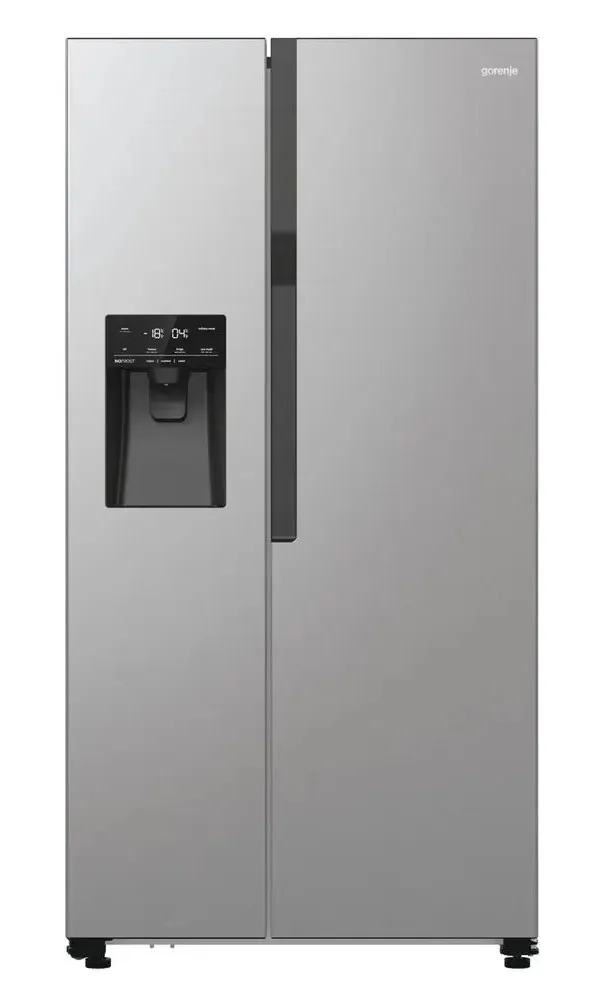 Холодильник Gorenje SBS, 179х70х92 см, 2-дверний, 376 л (190 л корисного об'єму), клас енергоефективності А++, NF+, інверторний ко