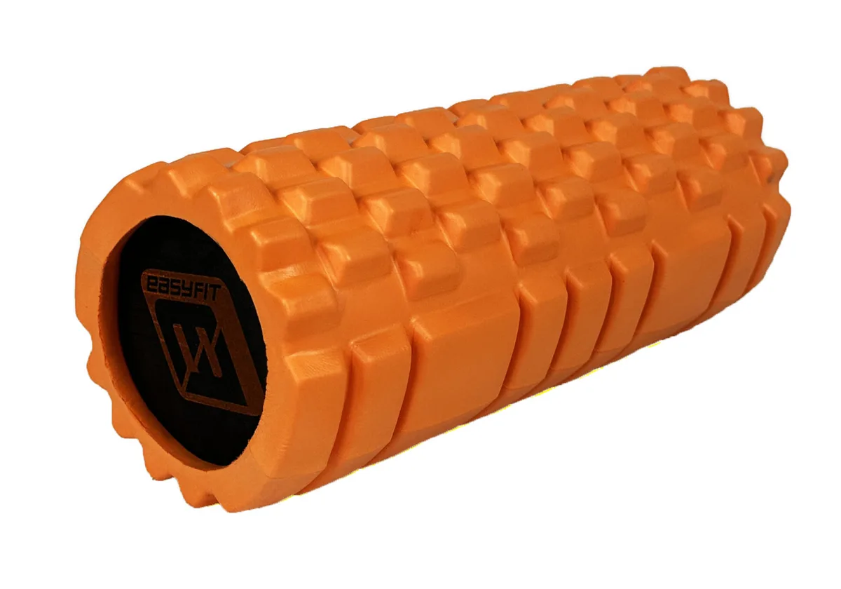 Масажний ролик EasyFit EVA 33 см оранжевий