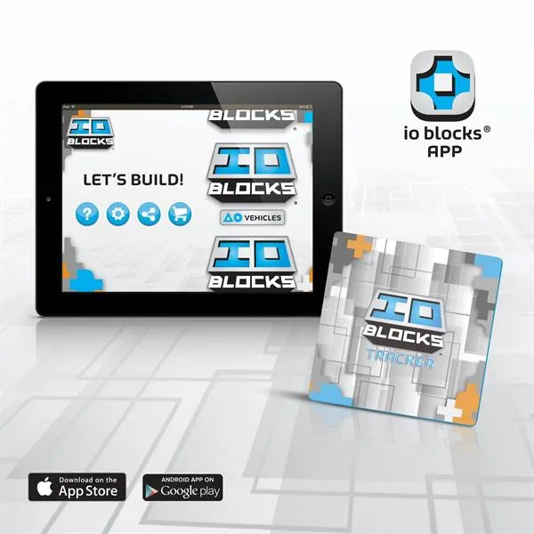 Конструктор Guidecraft IO Blocks пластик 59 деталей різнокольоровий