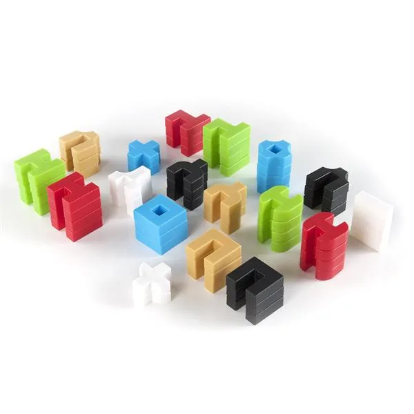 Конструктор Guidecraft IO Blocks пластик 59 деталей різнокольоровий