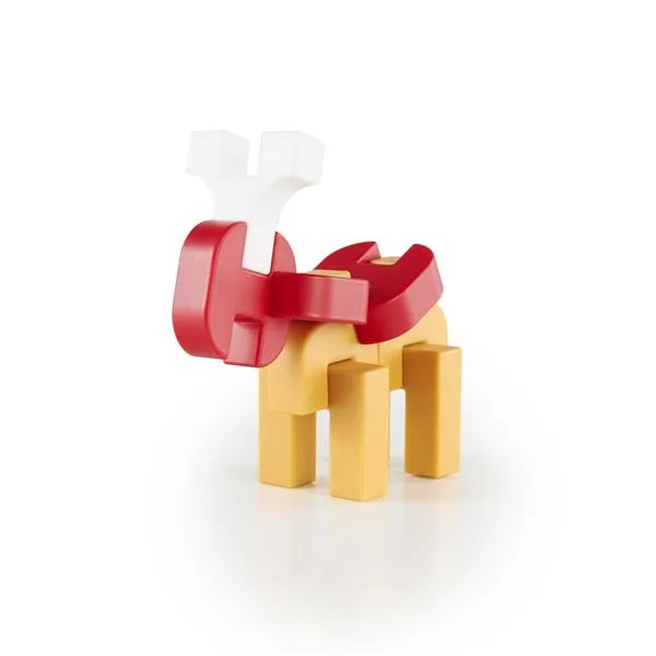 Конструктор Guidecraft IO Blocks пластик 59 деталей різнокольоровий