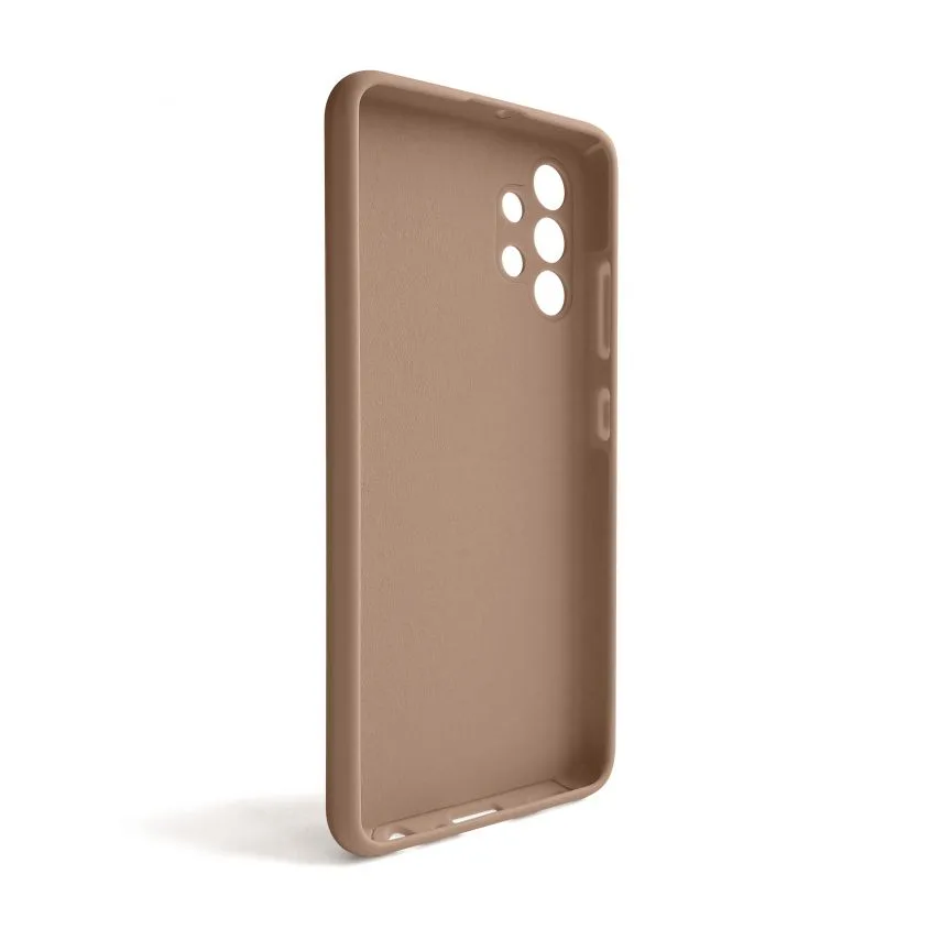 Чохол силіконовий бежевий для Samsung Galaxy A32 4G закритий низ