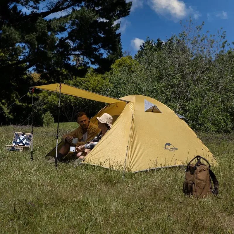 Намет двомісний Naturehike поліестер 210T 200х175х100 см темно-синій