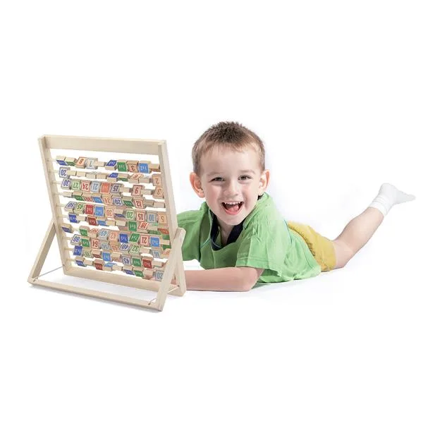 Деревянная игра Viga Toys Изучаем умножение 38х36 см разноцветная