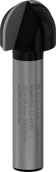 Фреза фасонна Bosch Professional Std S8 R8 D16 L12.4