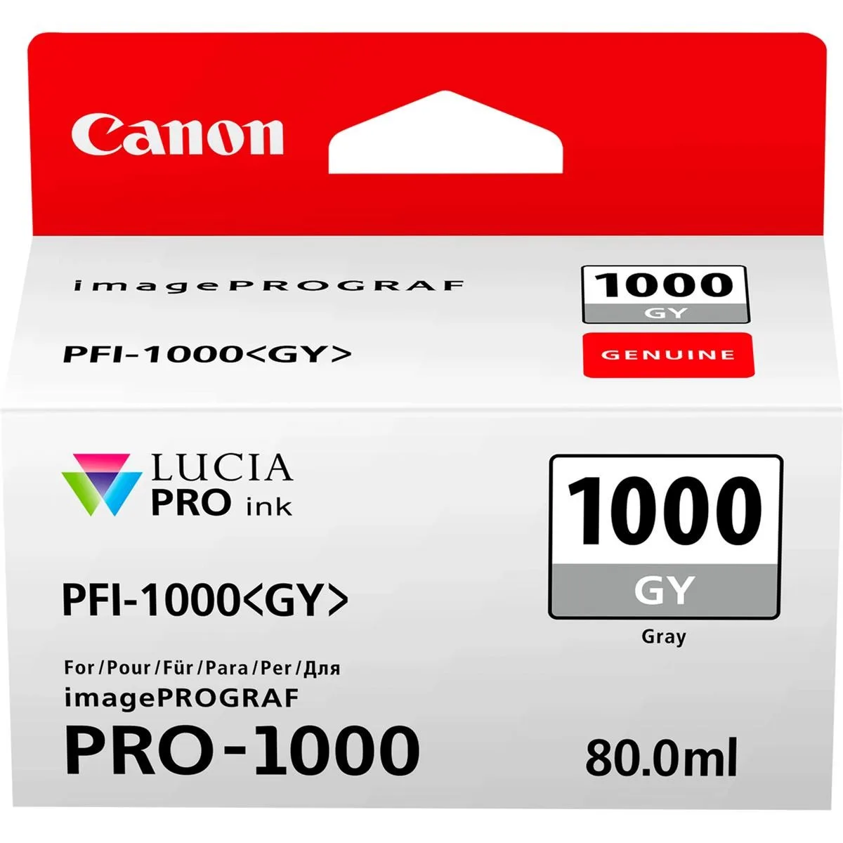 Картридж струйный Canon PFI-1000G (Серый)