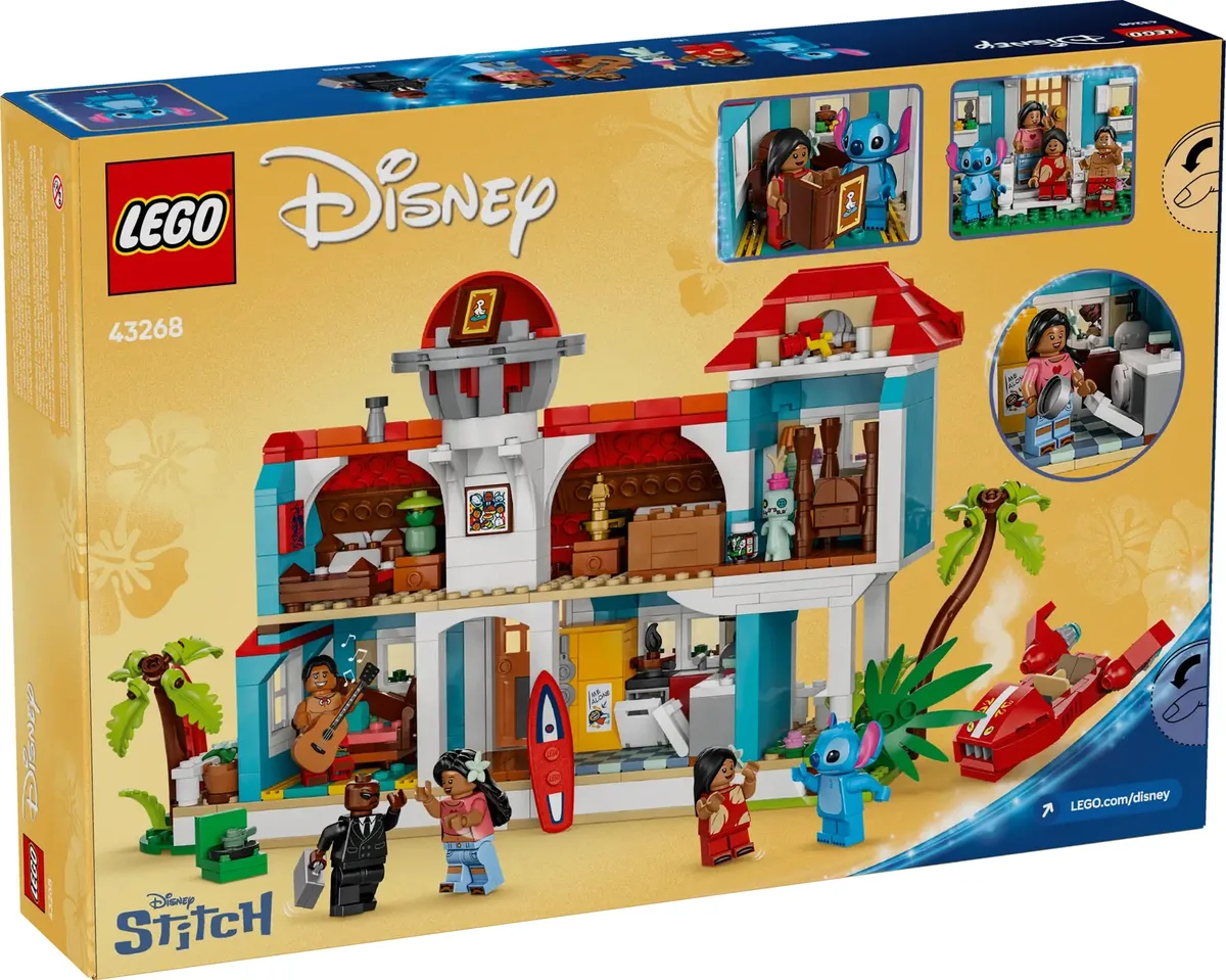 Конструктор LEGO Disney Classic Пляжний будинок Ліло і Стіч