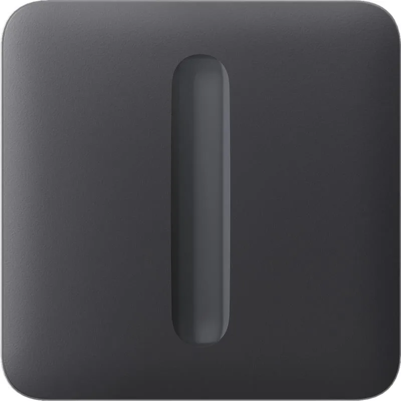 Кнопка для одноклавішного вимикача димера Ajax SoloButton Dimmer 1-gang 2-way for LightSwitch, Jeweler, бездротовий, graphite