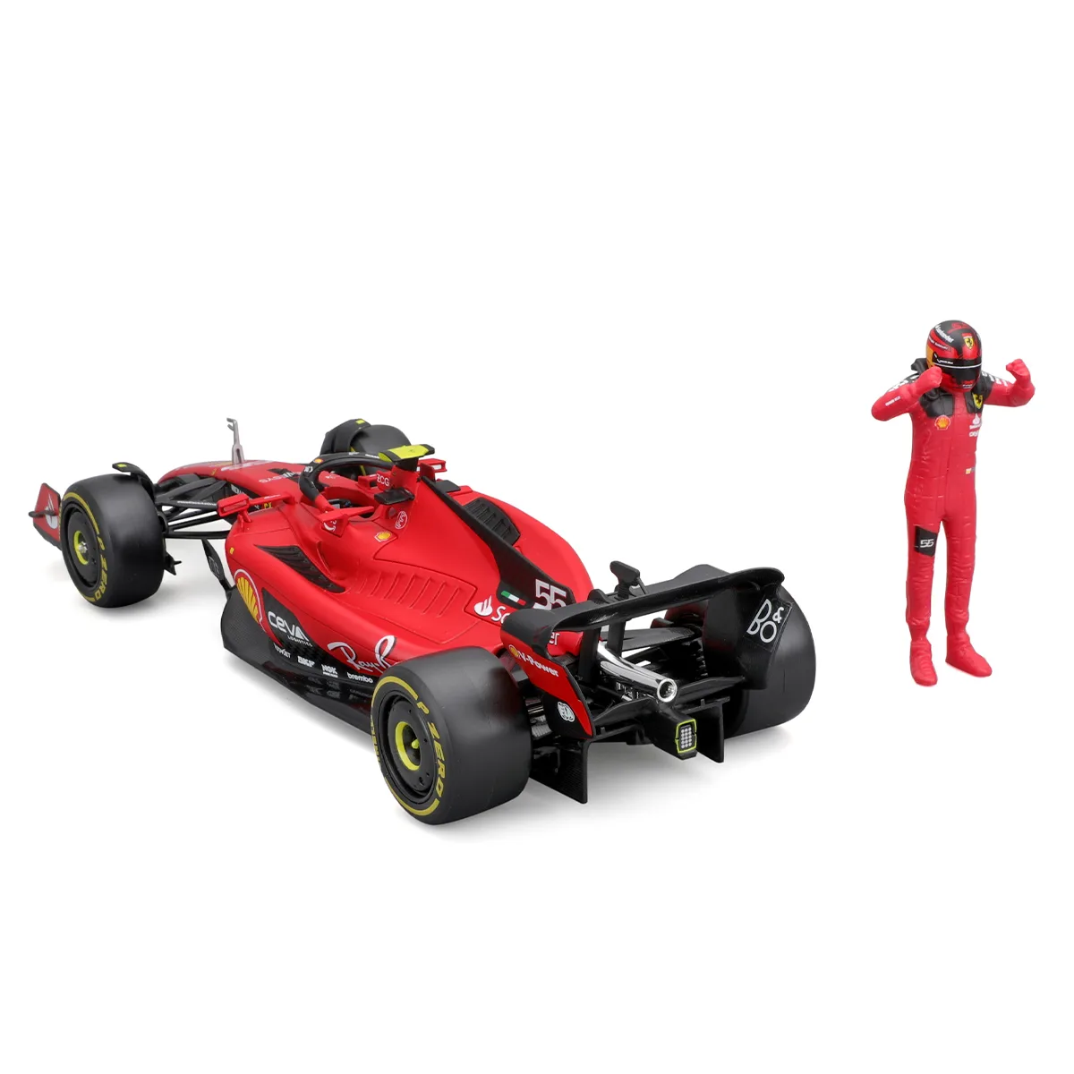 Автомодель Ferrari Bburago металл пластик 1 24 красный