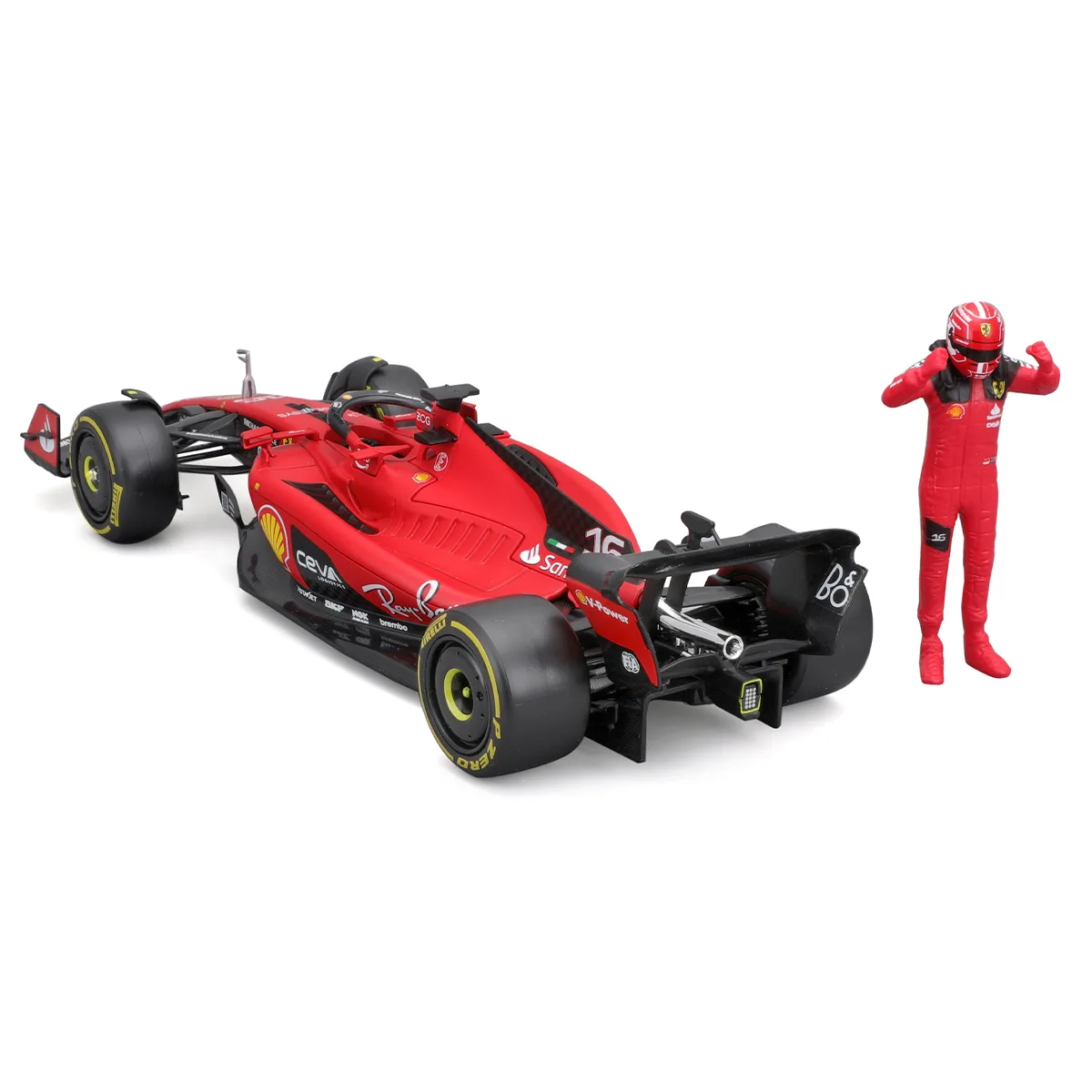 Автомодель Ferrari Bburago металл пластик 1 24 красный