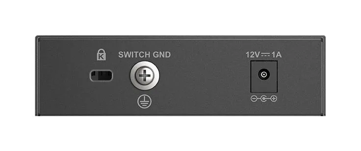 Комутатор D-Link DMS-105 5x2.5GE, Некерований