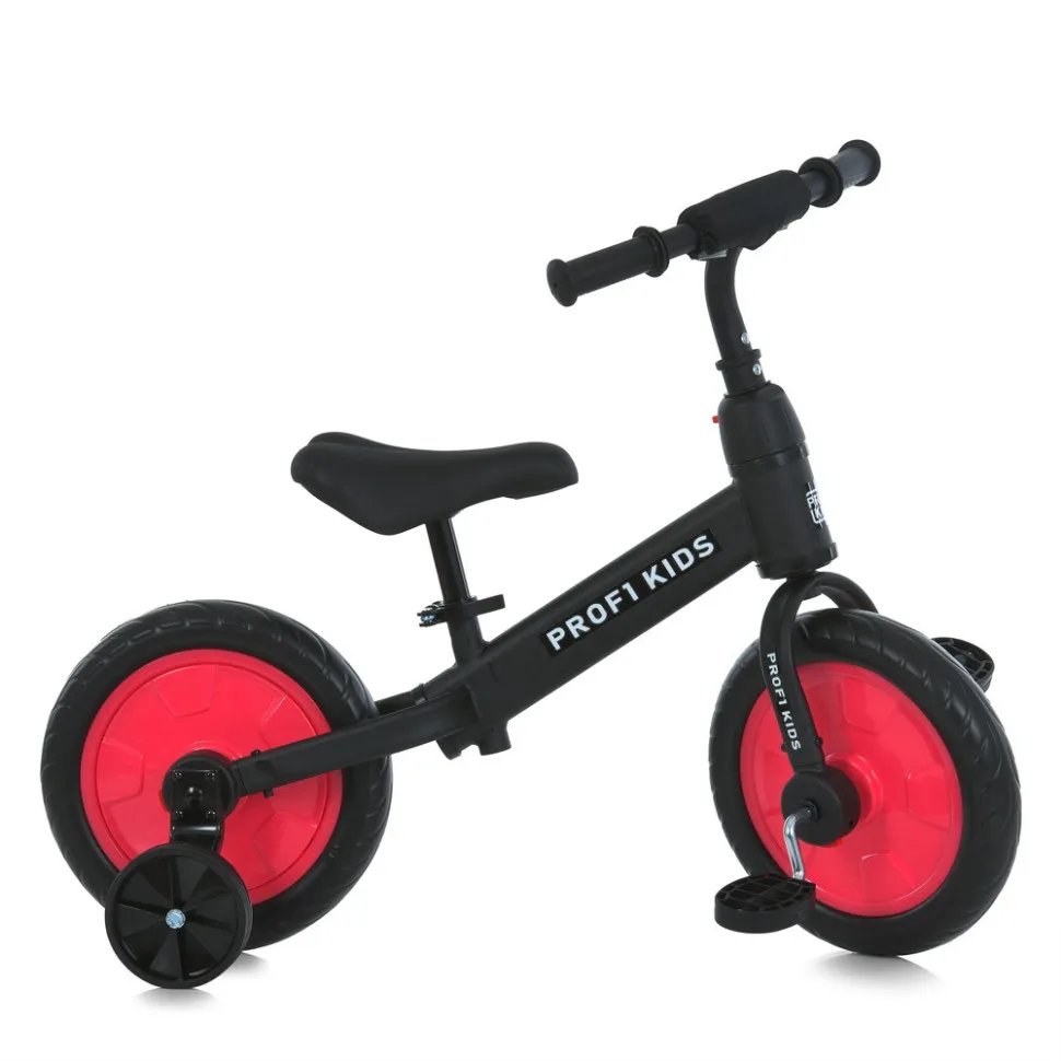 Дитячий беговел PROFI KIDS сталь 12 дюймів червоний