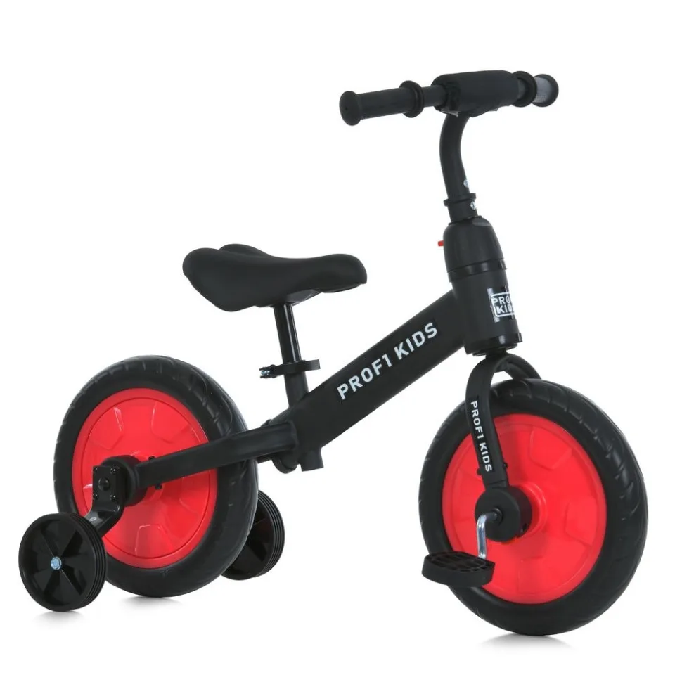 Дитячий беговел PROFI KIDS сталь 12 дюймів червоний