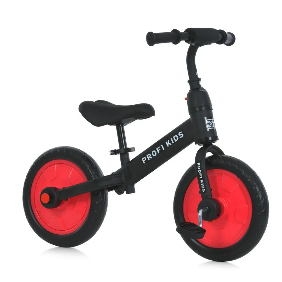 Дитячий беговел PROFI KIDS сталь 12 дюймів червоний