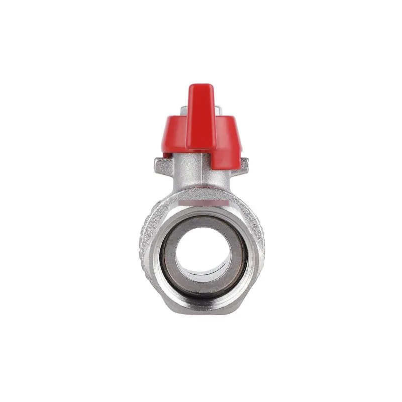 Кран кульовий Thermo Alliance Forte 3/4" латунний нікельований для води
