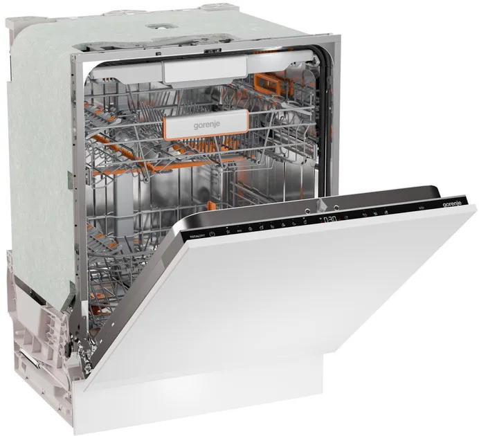 Вбудована посудомийна машина Gorenje, на 16 комплектів, клас енергоефективності A+++, 60 см, з інверторним мотором, Wi-Fi, системо