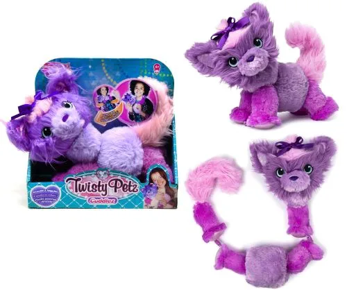 Плюшева іграшка Cuddlez Puppy інтерактивна фіолетова для дітей від 3 років